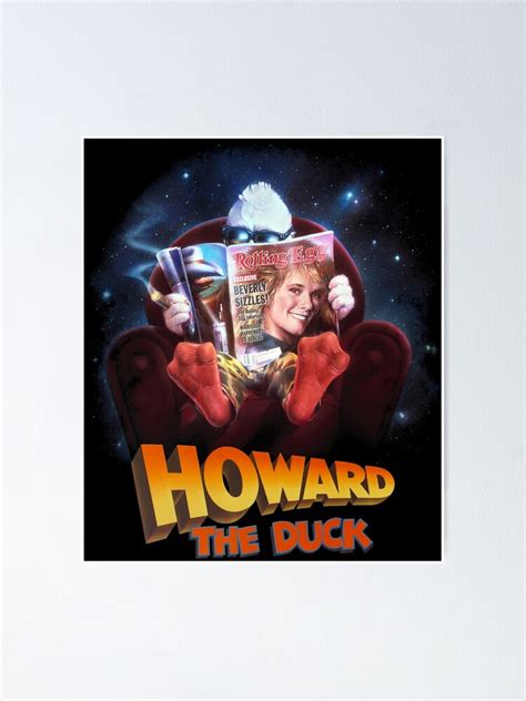 "HOWARD THE DUCK" Poster for Sale by wavevany | Redbubble