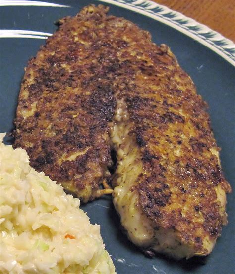 Carolina Sauce Company: Low Carb Recipe: Parmesan-Crusted Fish