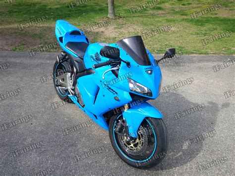 2005 2006 Honda CBR600RR Sky Blue Paint Fairing Kit - iFairings