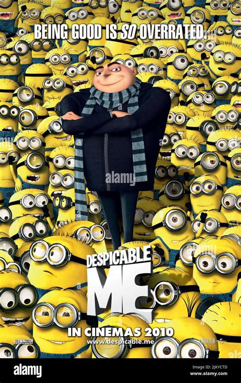 GRU, MINIONS POSTER, DESPICABLE ME, 2010 Stock Photo - Alamy