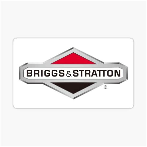 "Classic Briggs and Stratton Engines Logo Briggs and Stratton Classic Power Logo" Sticker for ...