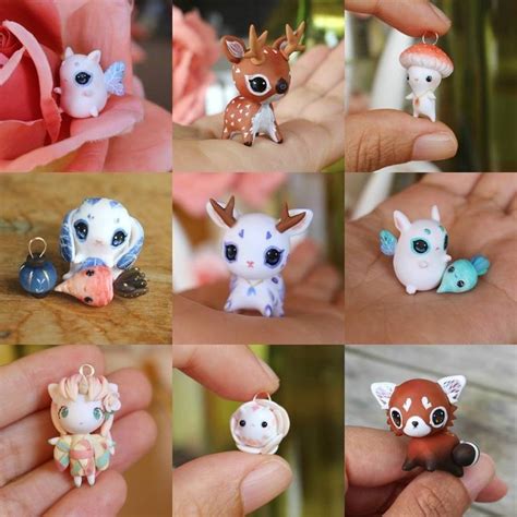 Pinterest: @ clayandresin | Cute polymer clay, Polymer clay crafts, Polymer clay art