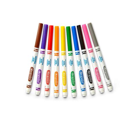 Ultra-Clean Markers, Fine Line, Classic Colors, 10 ct. | Crayola