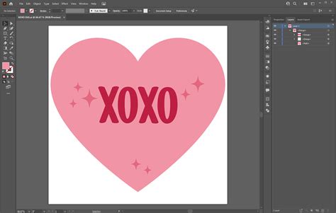 XOXO SVG Free Valentine’s Heart Cut File for Cricut - Boba and Bear