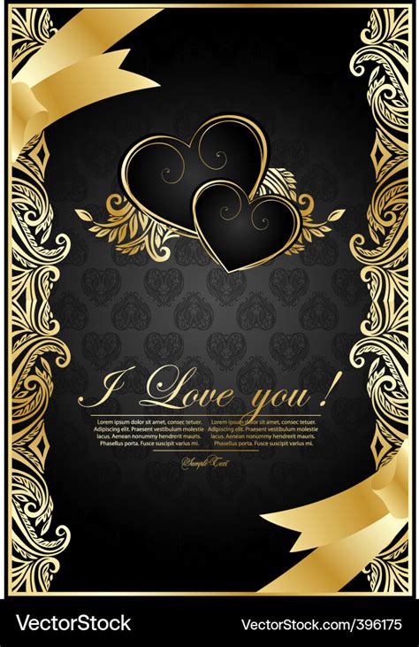 Antique wedding background Royalty Free Vector Image