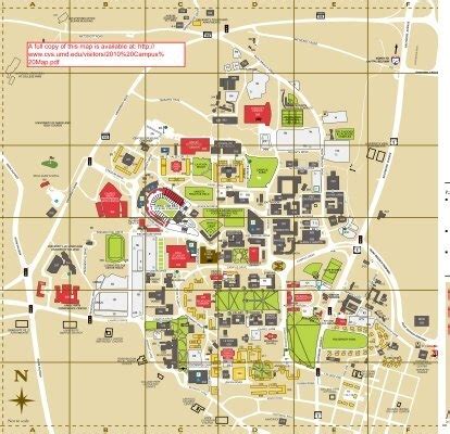 University of Maryland campus map