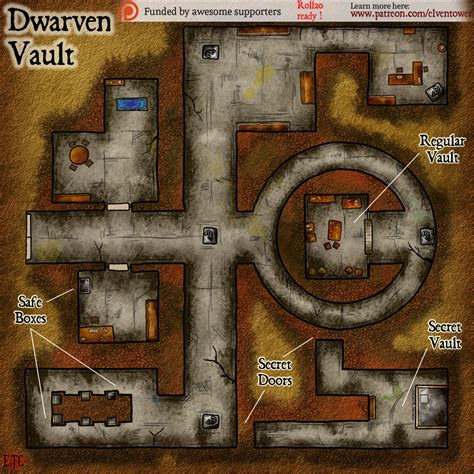 Map 91 - Dwarven Vault