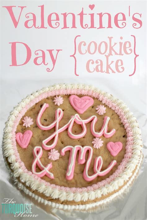 Happy Valentine's Day {cookie cake} | The Turquoise Home