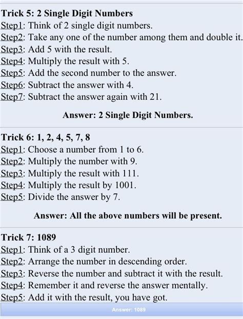 math tricks 5-7 | Cool math tricks, Math tricks, Learn math online