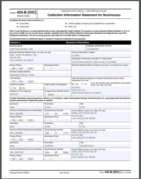 Printable Form 433 A Calculator - Printable Forms Free Online