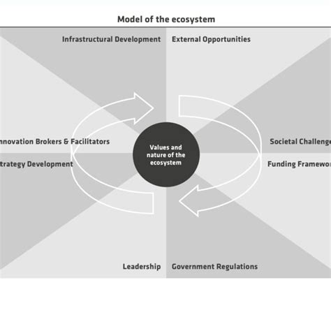 Model of an innovation ecosystem | Download Scientific Diagram