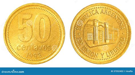 25 Centavos Coin. Bank Of Brazil. Obverse, 1994 Royalty-Free Stock ...