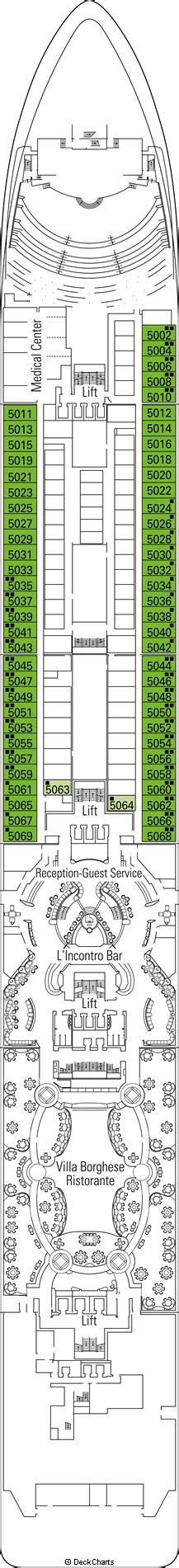 MSC Orchestra Deck Plans: Ship Layout, Staterooms & Map - Cruise Critic