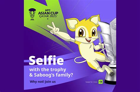 ILoveQatar.net | AFC Asian Cup Qatar 2023™ trophy & mascot photo experience