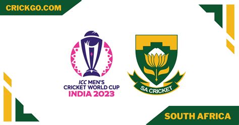 South Africa Cricket Team Cricket World Cup Schedule 2023: Fixtures ...