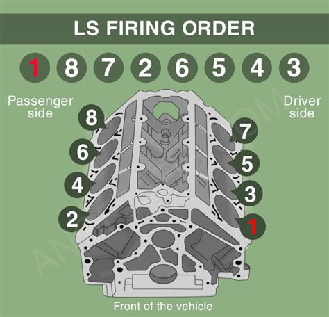 See LS Firing Order (4.8, 5.3, 6.0, 6.2) & Cylinder Numbers Here - AFE ...