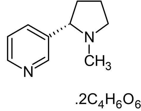 Nicotine ditartrate, nicotinic acetylcholine receptor agonist (CAS 65 ...