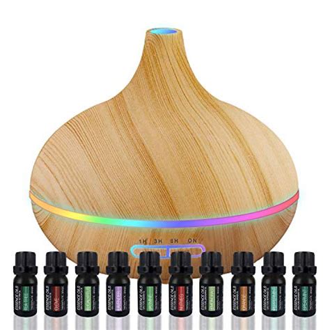 Aromatherapy Diffuser with Therapeutic Essential Oils Set - Yinz Buy