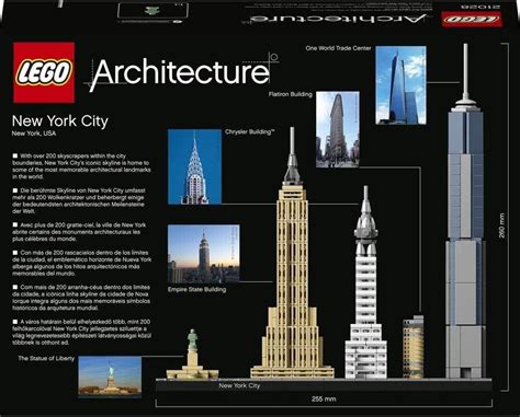 LEGO Architecture New York City 21028 Building Blocks Toy Set Toys for ...