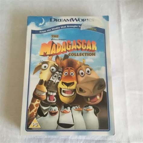 DREAMWORKS THE COMPLETE MADAGASCAR COLLECTION Box Set DVD New & Factory ...