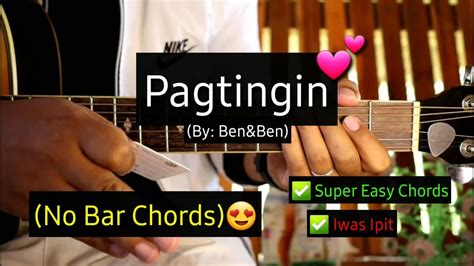 Pagtingin – Ben&Ben (Super Easy Chords Guitar Tutorial) | Guitar ...