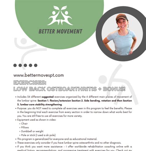 PDF for Low Back Arthritis Exercises - Dr. Becca's PT Rehab 's Ko-fi ...