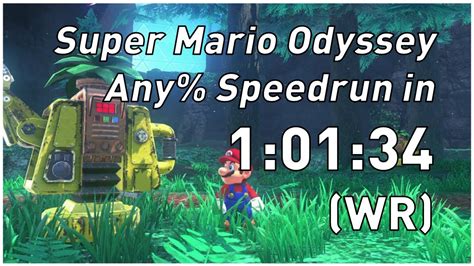 Super Mario Odyssey - New any% speedrun record set at 1:01:34 | The GoNintendo Archives | GoNintendo