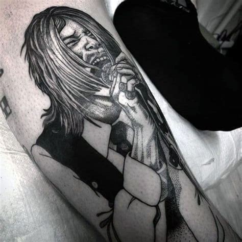 60 Nirvana Tattoo Designs For Men - Rock Band Ink Ideas