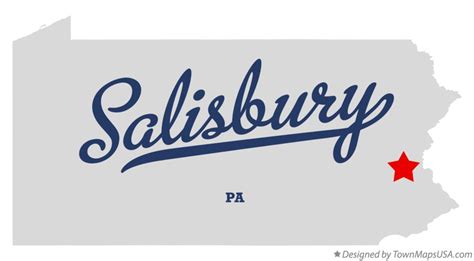 Map of Salisbury, Lehigh County, PA, Pennsylvania