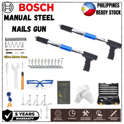 Bosch Manual Steel Nails Gun Ceiling Artifact Tufting Gun Rivet Tool Concrete Wall Fastening ...