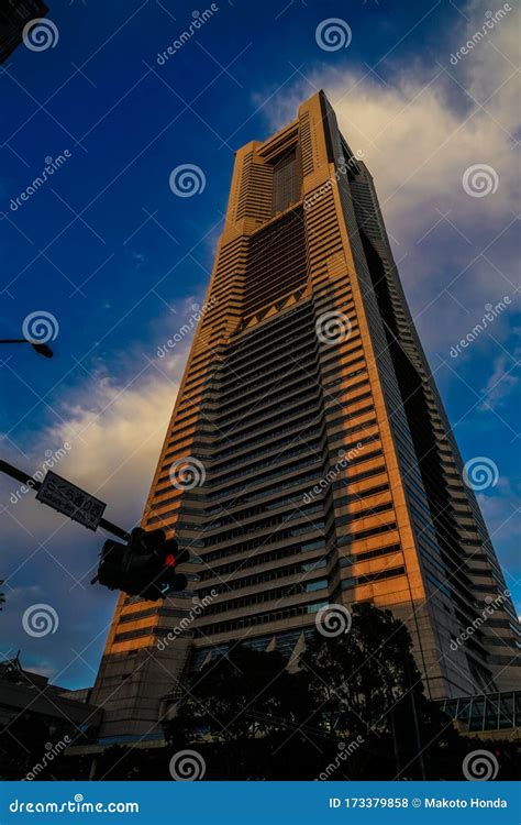 Minato Mirai of Buildings Yokohama and Dusk Sky Stock Photo - Image of building, orange: 173379858