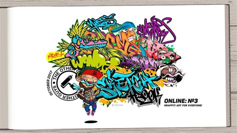 Graffiti sketchbook online: №3 - YouTube