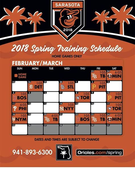 Orioles 2023 Printable Schedule