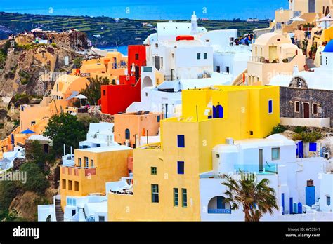 Santorini oia castle hi-res stock photography and images - Alamy