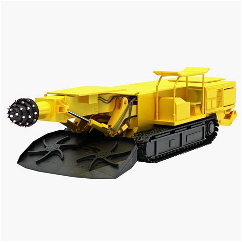 3d max coal mining drill rig