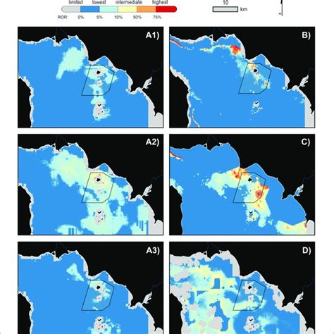 | Maps of Irrawaddy dolphin habitat suitability based on the best... | Download Scientific Diagram