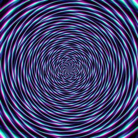 Illusion Background Spiral Pattern Zig-zag, Kaleidoscope Optical Stock Illustration ...