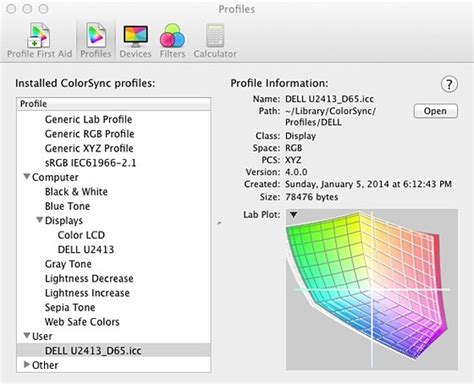 Profiled u2413 with Colormunki Photo; profile smaller than expected ...