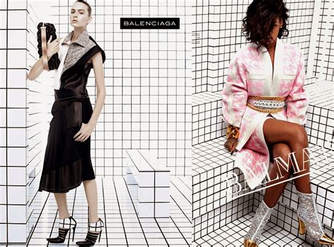 INTO THE FASHION: INSPIRATION Balenciaga FW2011||12 ad campaign... Balmain SS||2014 ad campaign