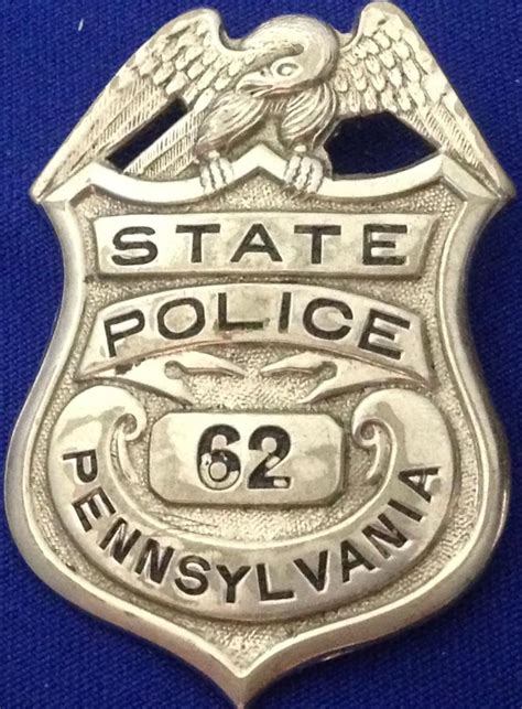 Obs. Pennsylvania State Police Badge Hmk. CG Braxmar Co. | #1815707977