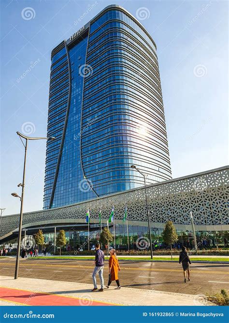 Uzbekistan, Tashkent. Tashkent City District, Building of Hotel Hilton Editorial Image - Image ...