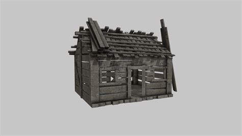 Old House wooden - Download Free 3D model by wagnerlima07 [9e85d8f] - Sketchfab