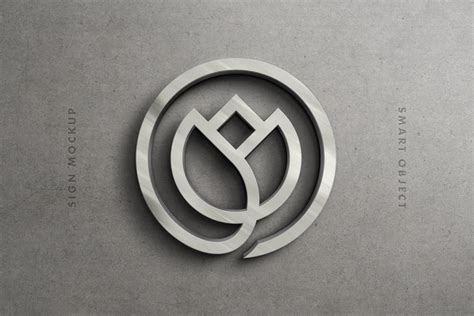 Sterling Silver Logo Mockup, Graphic Templates - Envato Elements