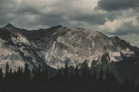 Mountain Landscape With Clouds Image Free Photo