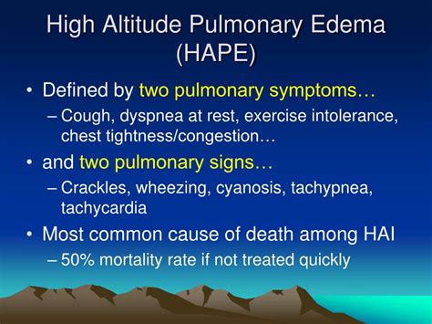 PPT - High Altitude: Physiology & Illness PowerPoint Presentation - ID:1150267