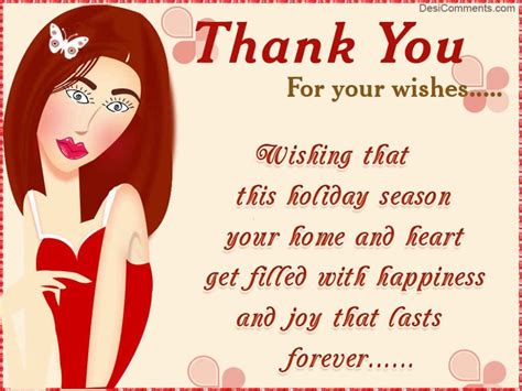 Thank You For Your Wishes - DesiComments.com