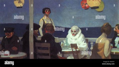 Soir Bleu by Edward Hopper Stock Photo - Alamy