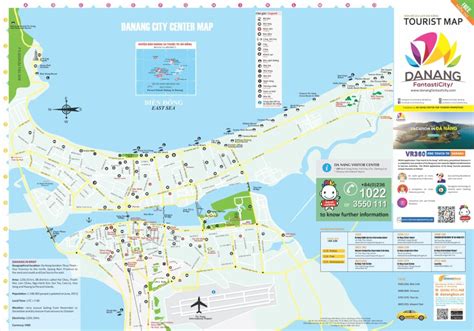 Danang City Center Map - Danang Fantasticity - Da Nang City Tourism Information Portal