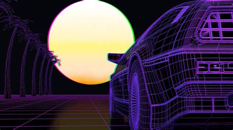 [Wallpaper Engine (Steam)] - Outrun DeLorean (4K ver on description ...