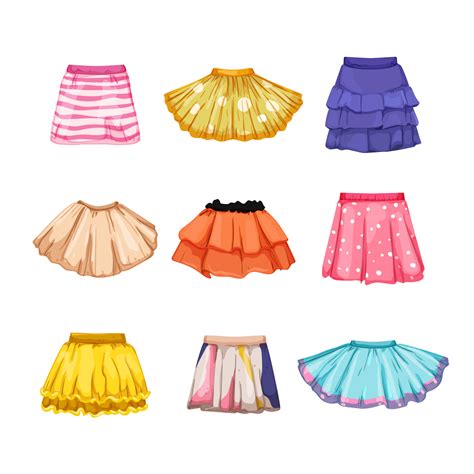 skirt baby set cartoon vector illustration 17590328 Vector Art at Vecteezy